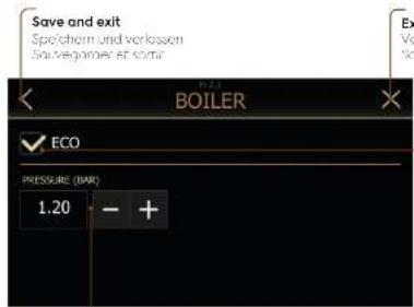 RANCILIO Invicta - Boiler pressure - 3