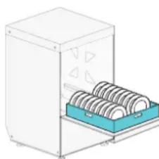 BARTSCHER Electron 500 DA - Chargement assiettes et couverts - 2