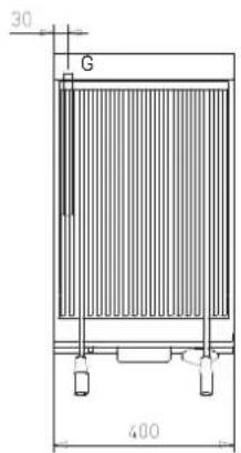 BARTSCHER 115090 - MISURE IN mm - DIMENSIONS IN mm - ABMESSUNGEN IN mm MESURES EN mm - MEDIDAS EN mm - MATEN IN mm - 4