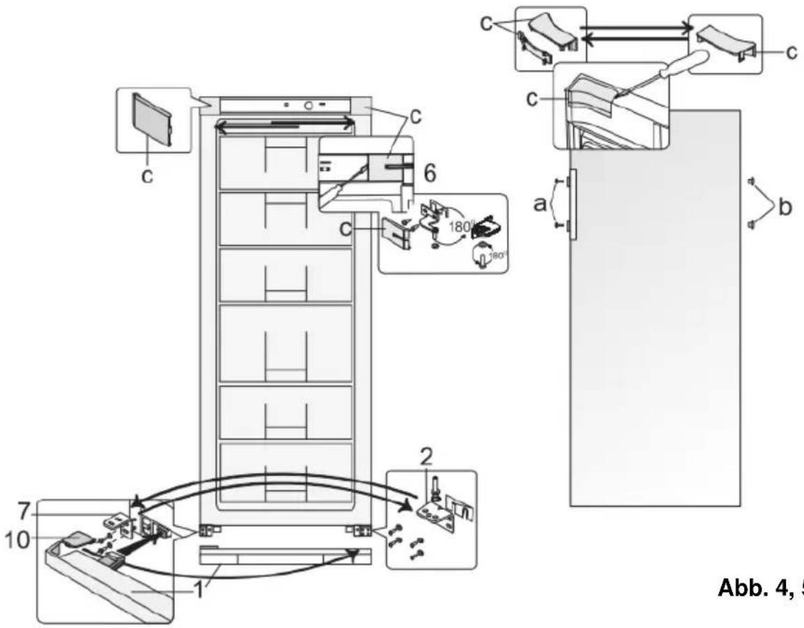 C 6 180° a b 7 10 1 2 Abb. 4,5