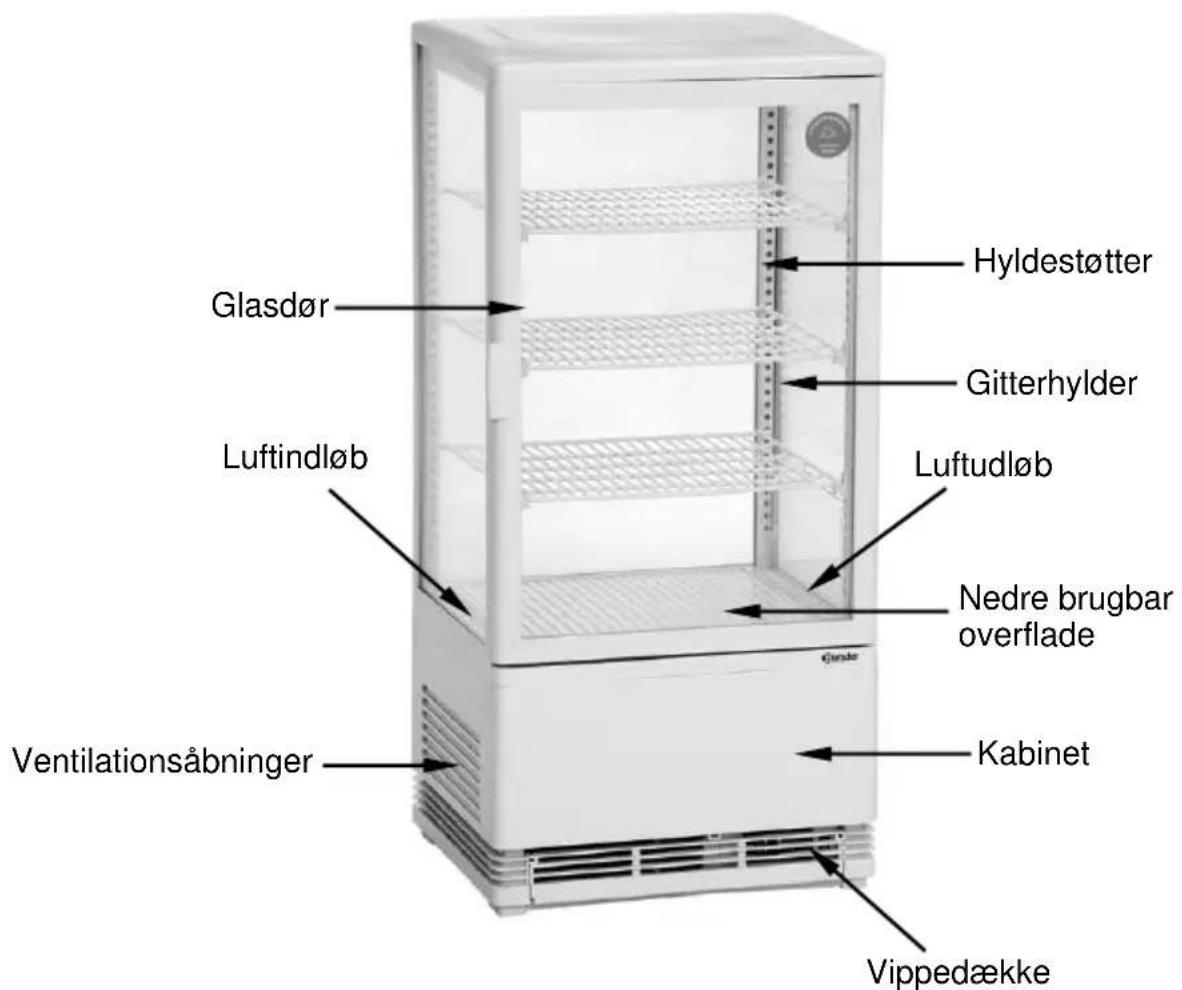 BARTSCHER 700277G - Komponentoversigt - 1
