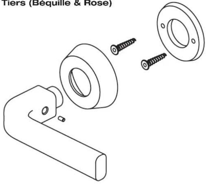 KABA Confidant RFID Kit 1 - Montage Rose par un tiers (clé d'urgence) - 1
