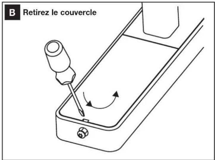 KABA Confidant RFID Kit 1 - Annexe B · Retirez le bloc-piles - 2