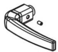 KABA Confidant RFID Kit 1 - 6- INSTALLLEZ LA SERRURE SUR LA PORTE Montage Rose (sans clé d'urgence) - 2