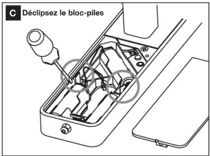 KABA Confidant RFID Kit 1 - Annexe B · Retirez le bloc-piles - 3