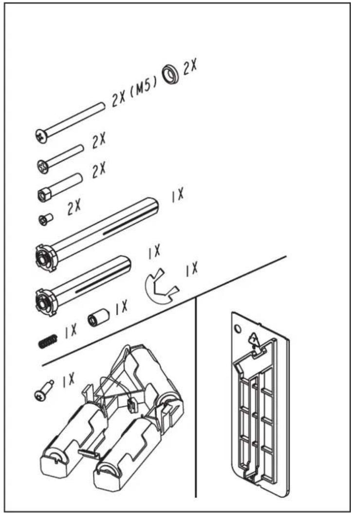 KABA Confidant RFID Kit 1 - Montage Plaque arrête par un tiers (clé d'urgence) - 2