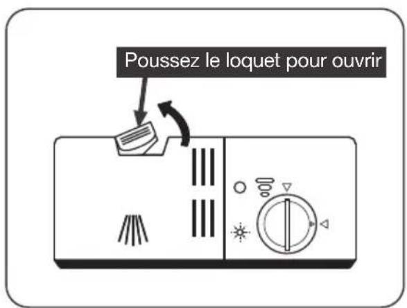 ETNA VW644MC - Remplissage du distributeur de produit de lavage - 1