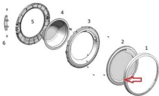 SIEMENS WU12UT61ES - Fjernelse af dorkomponenter - 1