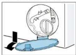 SIEMENS WU12UT61ES - Remover a tampa da bomba - 2