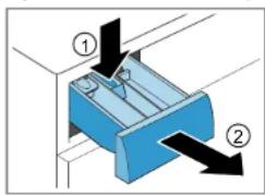 SIEMENS WU12UT61ES - Mazgāsanas lidzekla atvilktnes iznemsana - 1