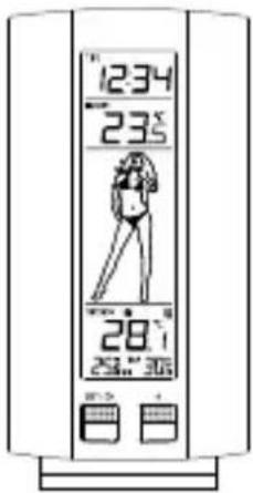 TECHNOLINE WS 9750 - POSITIONING THE TEMPERATURE STATION: - 1