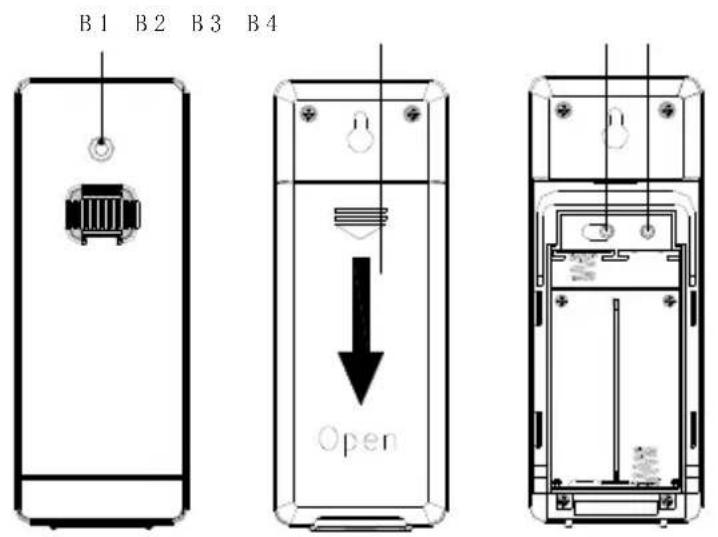 TECHNOLINE WS 9050 - Parts of weather station: - 1