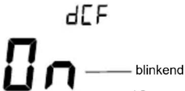 TECHNOLINE WS 9632 - EINSTELLUNG ZEITEMPFANG EIN/AUS (ON/OFF): - 1