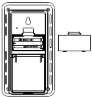 TECHNOLINE WS 9632 - INSTALL AND REPLACE BATTERIES IN THE WEATHER STATION - 1