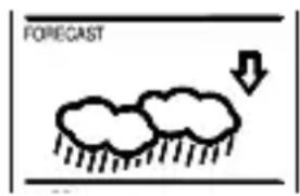 TECHNOLINE WS 9910 - Weather forecast and tendency Weather forecast icons: - 3