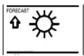 TECHNOLINE WS 9910 - Wettervorhersage und Tendenz Symbole für die Wettervorhersage: - 1