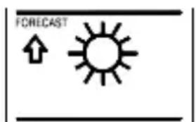 TECHNOLINE WS 9910 - Prévisions et tendances météo Symboles des prévisions météo: - 1
