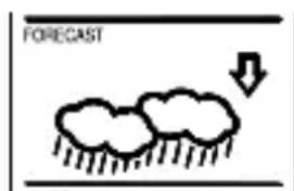 TECHNOLINE WS 9910 - Prévisions et tendances météo Symboles des prévisions météo: - 3