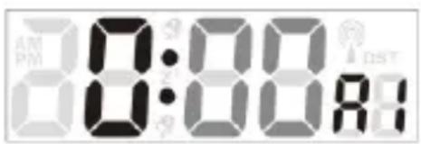 TECHNOLINE WS 6767 - Alarm setting : - 1