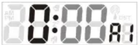 TECHNOLINE WS 6767 - Configuración de la alarma: - 1