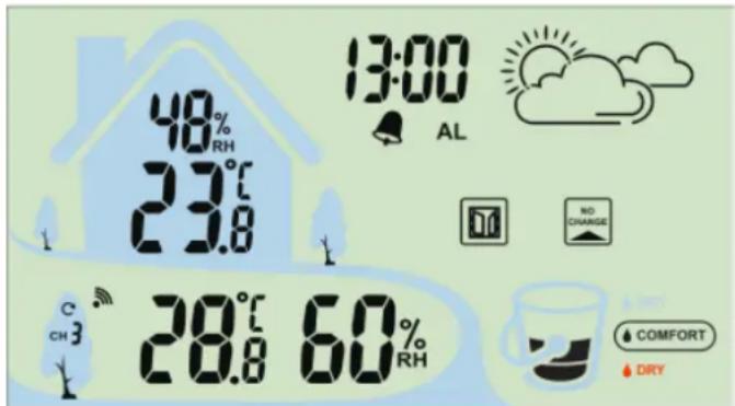 TECHNOLINE WS 9490 - Alarmeinstellung: - 1