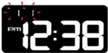 TECHNOLINE WS 6445 - Einstellen der Zeitzone, 12/24, Uhrzeit, Kalender, Schlummerdauer - 2