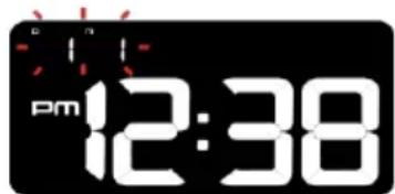 TECHNOLINE WS 6445 - TO SET TIME ZONE, 12/24, TIME, CALENDAR, SNOOZE DURATION - 2