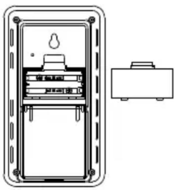 TECHNOLINE WS 9130 - COME INSTALLARE E SOSTITUIRE LE BATTERIE NELLA STAZ IONE METEO - 1
