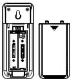 TECHNOLINE WS 9130 - INSTALLATION UND AUSTAUSCH DER BATTERIEN IM AUSSENT EMPERATURSENDER - 1
