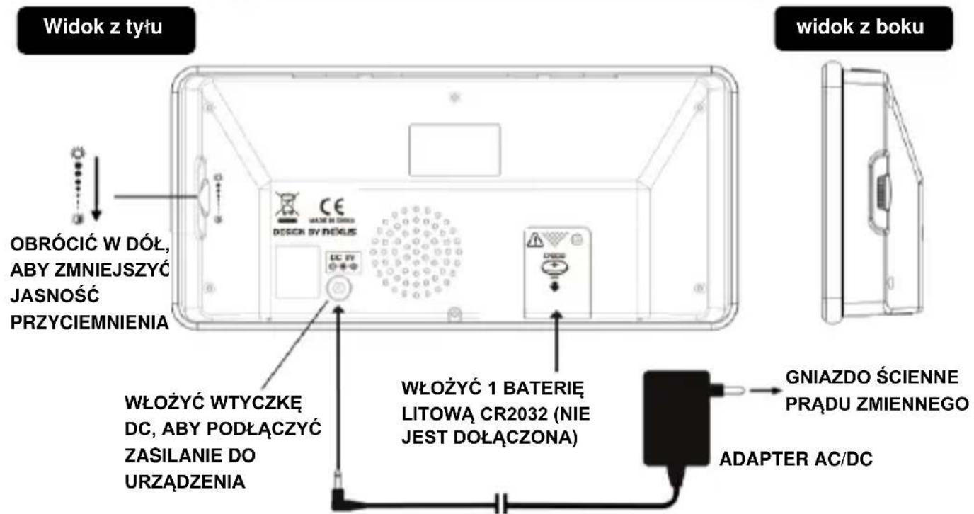 TECHNOLINE WT 486 - STEROWANY RADIOWO RADIOBUDZIK FM LED Z PODWOJNYM ALARMEM - 3
