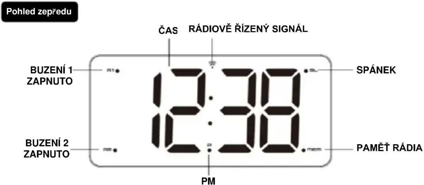 TECHNOLINE WT 486 - RADIOVÉ RIZENY RADIOBUDÍK FM S DIGITÁLNÍM DISPLEJEM LED A MOZNOSTÍ DVOU BUDÍKÜ - 1