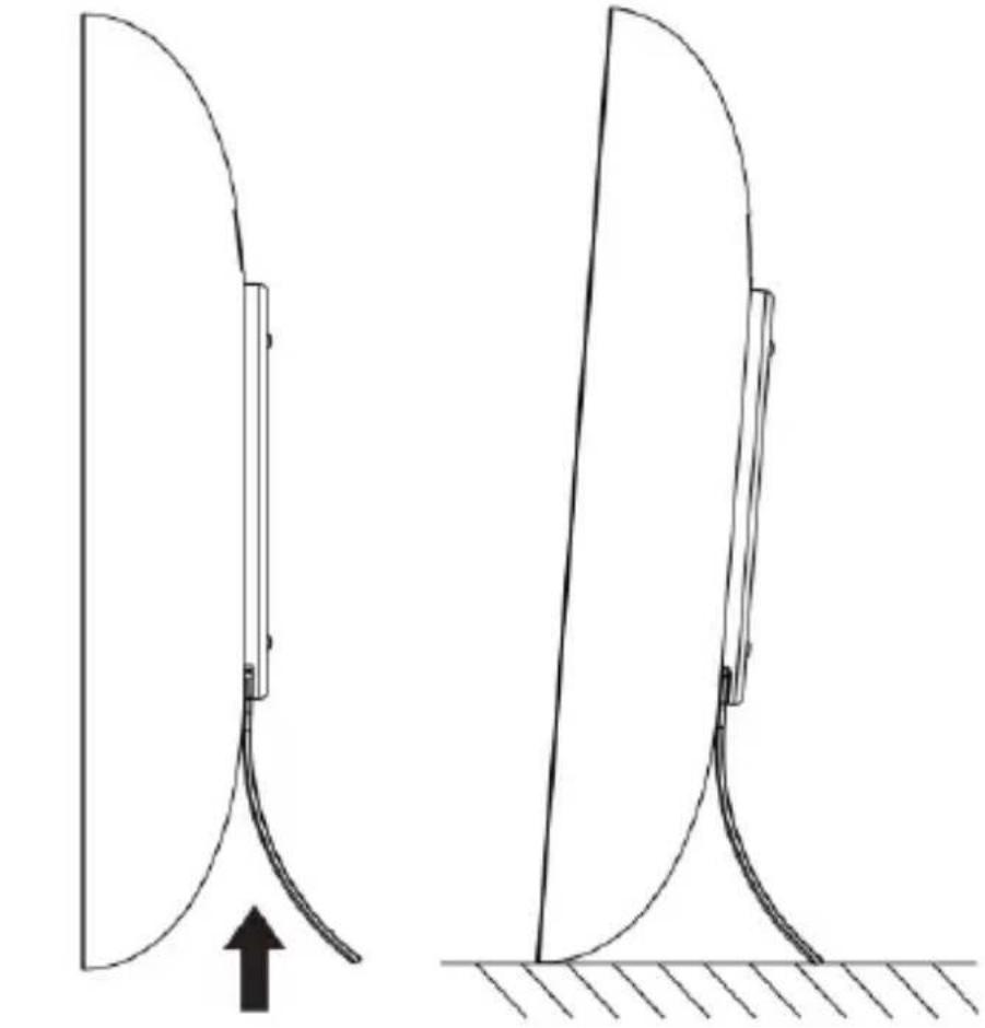 TECHNOLINE WS 8086 - Vista posteriore/pulsanti e parti - 2