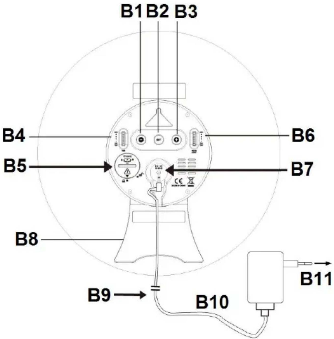 TECHNOLINE WS 8086 - LED-kwartsklok met kleurwisseling - 2
