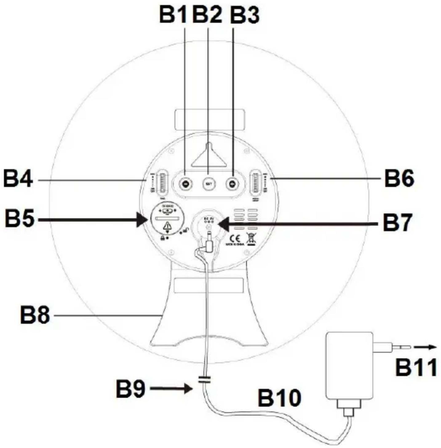 TECHNOLINE WS 8086 - Color changing LED quartz clock - 2
