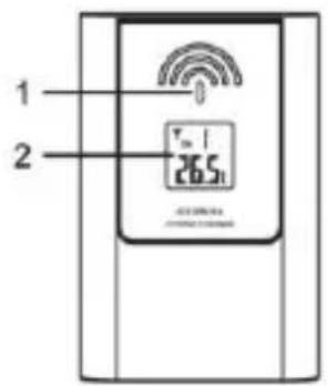 TECHNOLINE WS 8011 - Remote sensor - 1