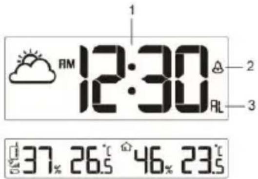TECHNOLINE WS 8011 - Alarmzeit Modus - 1