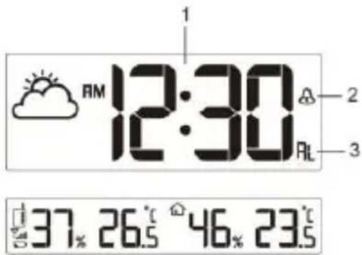 TECHNOLINE WS 8011 - Tryb czasu alarmu - 1