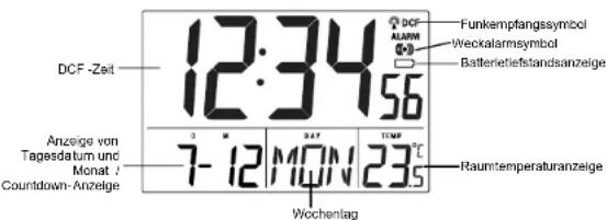 TECHNOLINE WS 8100 - FUNKTIONSTASTEN - 2