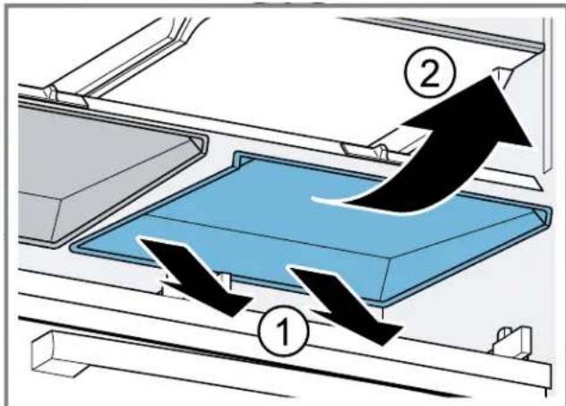 BOSCH B36FD50SNS - Removing the fruit and vegetable container cover - 2