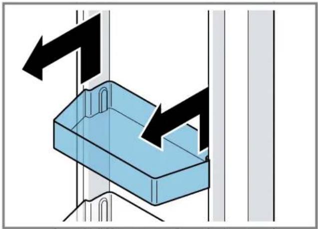 BOSCH B36FD50SNB - Retirer la clayette - 2