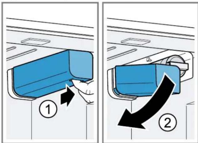 BOSCH B36FD50SNB - Sustituir el filtro de agua o reemplazarlo por una tapa con bypass - 1