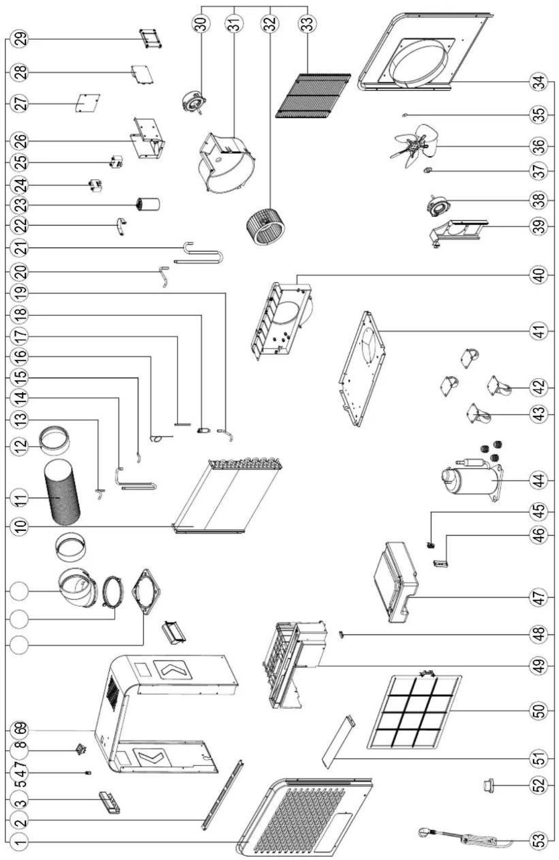 TROTEC PT 2000 SP - Nomenclature et liste des pièces de rechange - 1