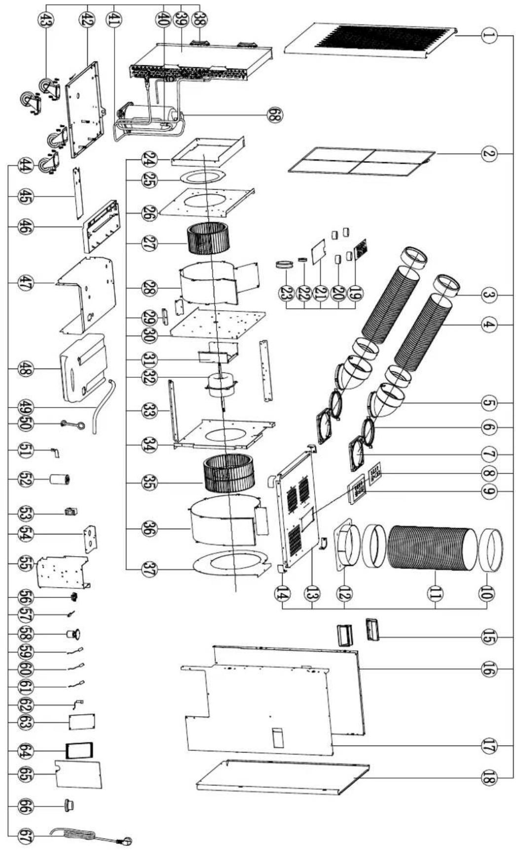 TROTEC PT 3500 SP - Nomenclature et liste des pièces de rechange - 1