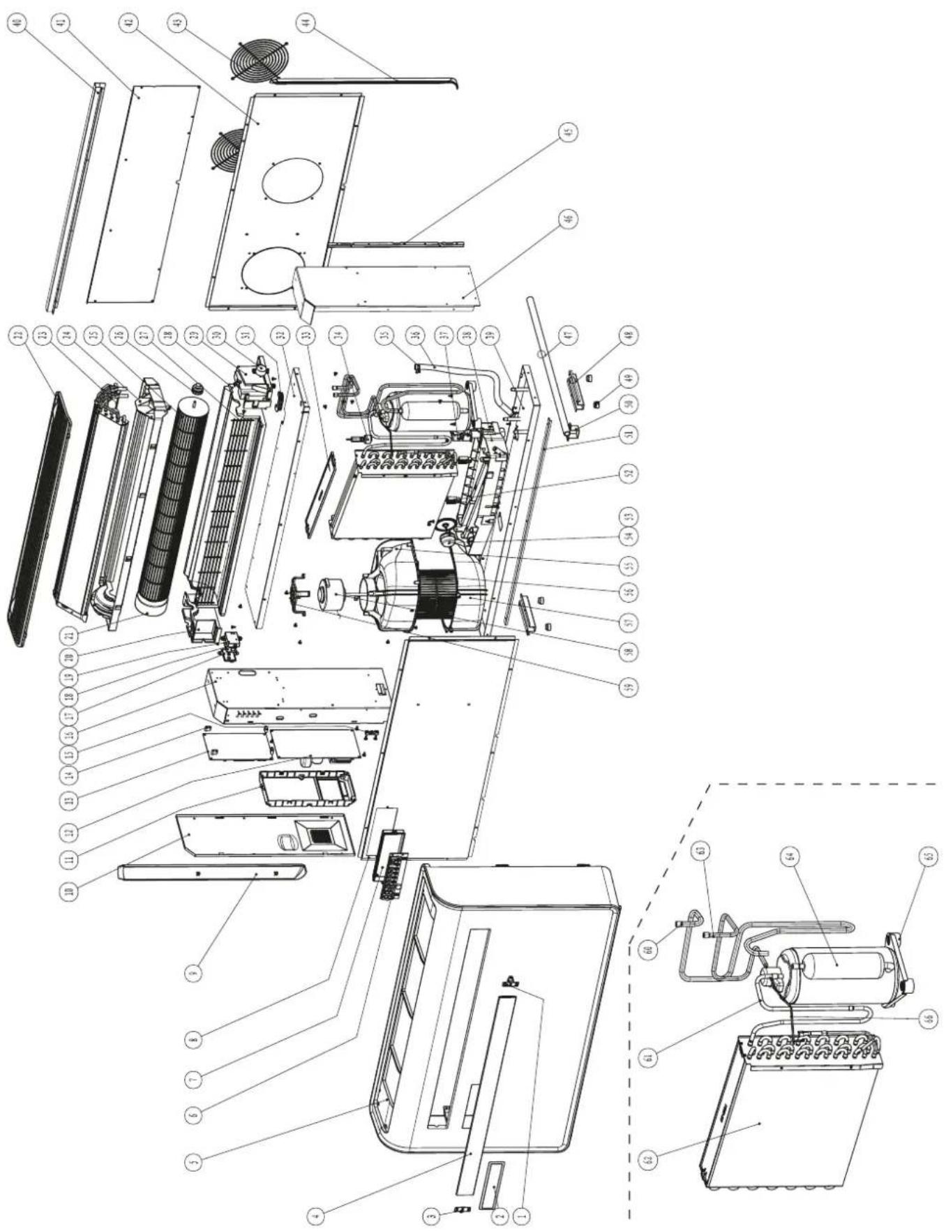 TROTEC PACW 2200 S - Nomenclature et liste des pièces de rechange - 1