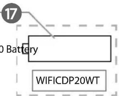 17 0 Battery WIFICDP20WT