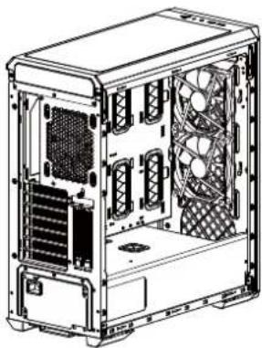 XPG Defender - POWER SUPPLY INSTALLATION FAN LOCATIONS and RADIATOR COMPATIBILITY - 3