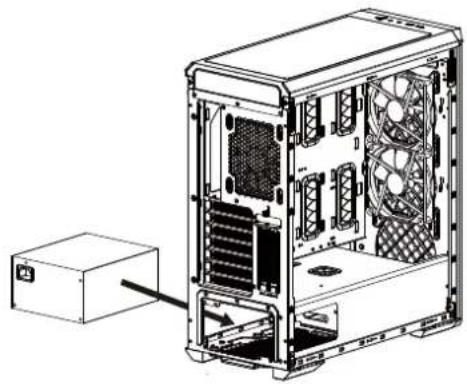 XPG Defender - POWER SUPPLY INSTALLATION FAN LOCATIONS and RADIATOR COMPATIBILITY - 1