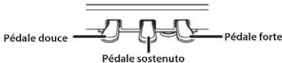 ROLAND LX705 - Utilisation des pédales - 1