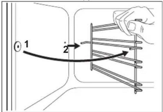 FAURE FCI57311BA - RETRAIT DES SUPPORTS DE GRILLE - 3