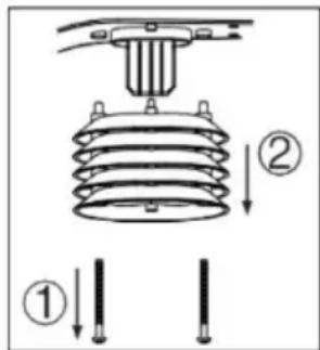 TECHNOLINE WS 1900 - De thermo-/hygrosensor van de draadloze 5-in-1 sensor reinigen - 1